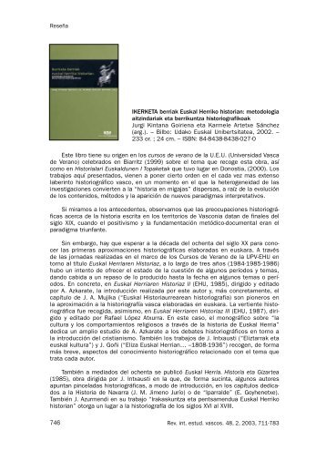 Ikerketa berriak Euskal Herriko historian - Didáctica de las Ciencias ...