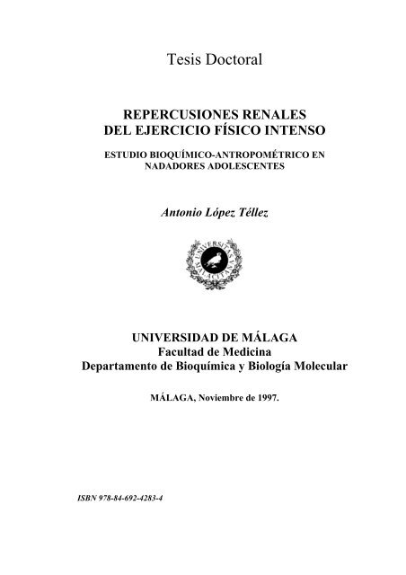 repercusiones renales del ejercicio físico intenso