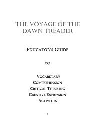 The Voyage of the Dawn TreadeR - CS Lewis Foundation