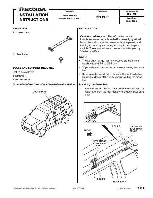 2010 Roof Rack For Cars
