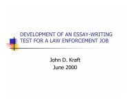 Development Of An Essay-Writing Test For A Law ... - IPAC