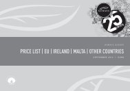 price list | eU | ireland | Malta | Other cOUntries - Neways International