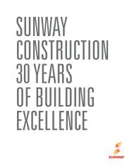 sunway construction 30 years of building excellence - The Sunway ...