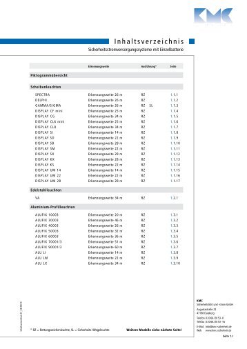 PDF-Download - KMC Sicherheitslicht und -strom GmbH