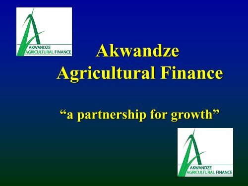 Akwandze Agricultural Finance - Swaziland