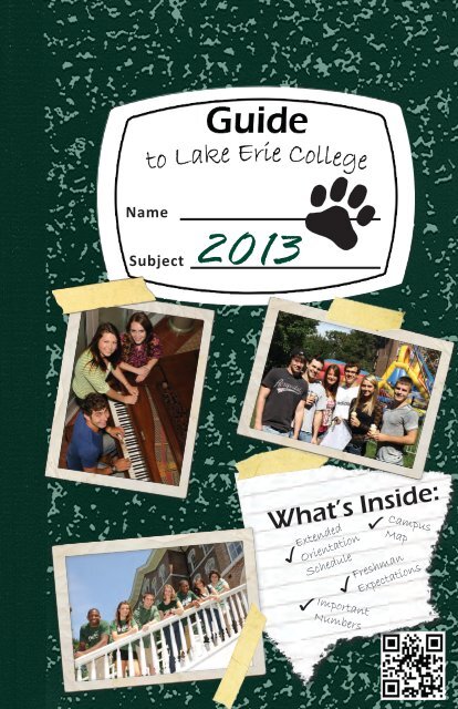 Extended Orientation - Lake Erie College