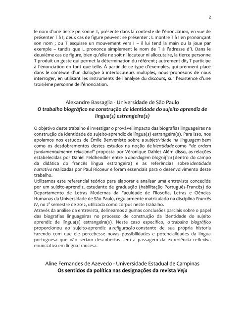 CADERNO DE RESUMOS - IEL - Unicamp