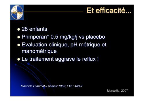 Reflux gastro-oesophagien - SOFOP