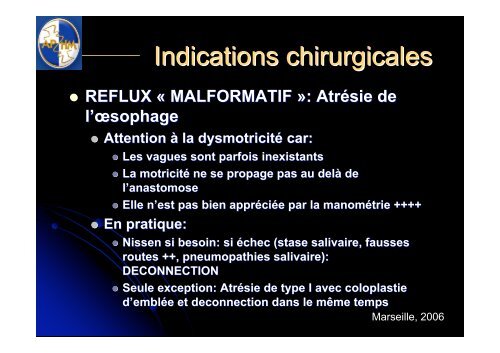 Reflux gastro-oesophagien - SOFOP