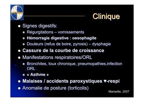 Reflux gastro-oesophagien - SOFOP