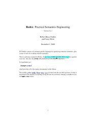 Redex: Practical Semantics Engineering - Download PLT Scheme