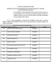 anexo i ao decreto 157/2010 - prefeitura municipal de seara