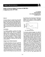 IBC 2000 vs. UBC 1997 - Seismic Design Comparison