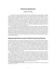 full teaching statement - College of Engineering