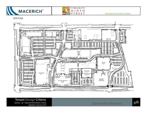 Twenty Ninth Street General Information Criteria - Macerich