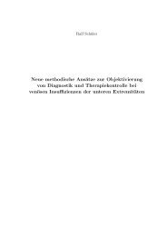 Neue methodische AnsÃ¤tze zur Objektivierung von Diagnostik und ...