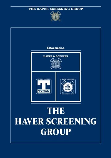 THE HAVER SCREENING GROUP - Vermeulen Ingenieursbureau