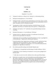 VEDTEKTER FOR MORPOL ASA (Oppdatert 23. mai 2012) Â§ 1 ...