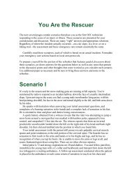 You Are the Rescuer Scenario I - National Ski Patrol