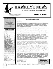 MARCH 08 newsletter - Patton Middle School - Unionville-Chadds ...