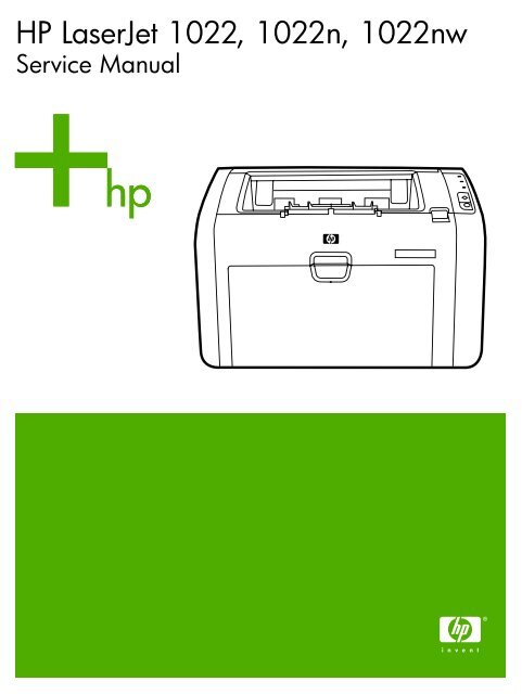 HP LaserJet 1022 Series Service Manual