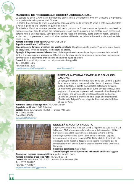 Catalogo Foreste e Aziende certificate - Vasfvgaltolivenza.it