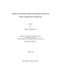 timing analysis of logic-level digital circuits using uncertainty intervals