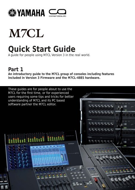 M7CL Quick Start Guides.