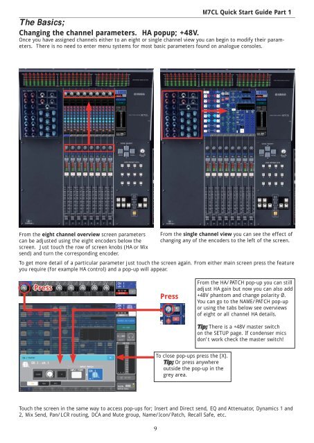 M7CL Quick Start Guides.