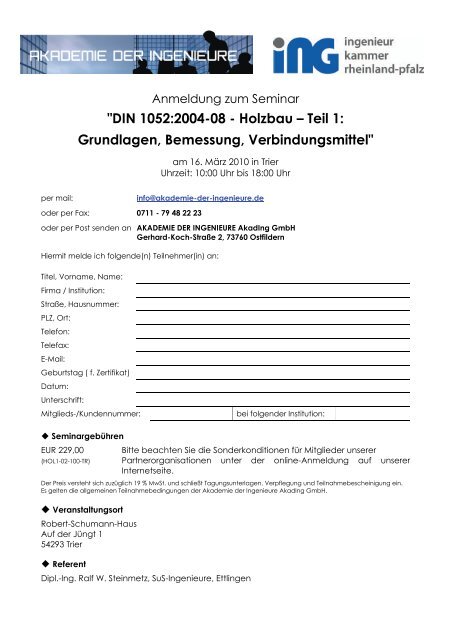 "DIN 1052:2004-08 - Holzbau – Teil 1: Grundlagen, Bemessung ...