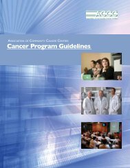 Cancer Program Guidelines - Association of Community Cancer ...