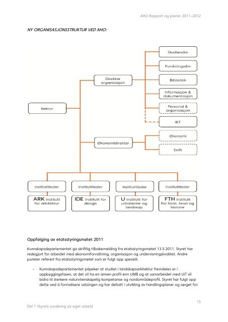 Rapport og planer 2011-2012 - Arkitektur- og designhÃ¸gskolen i ...