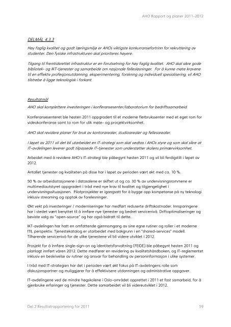 Rapport og planer 2011-2012 - Arkitektur- og designhÃ¸gskolen i ...