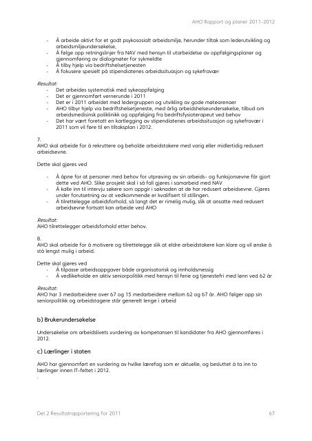 Rapport og planer 2011-2012 - Arkitektur- og designhÃ¸gskolen i ...