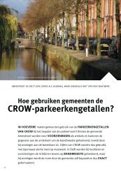 CROW-parkeerkengetallen? - parkeer24