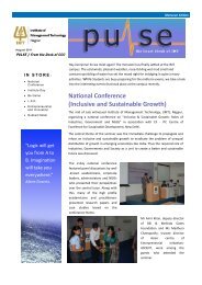 National Conference (Inclusive and Sustainable ... - Alumni @ IMT-N