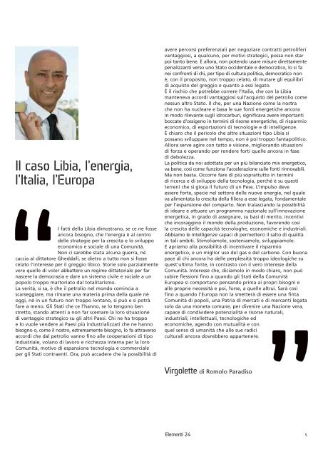 ELEMENTI - Il periodico del GSE - Corrente