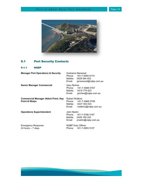 Port of Abbot Point Port Handbook - North Queensland Bulk Ports ...