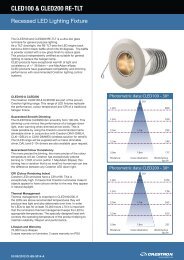 CLED100 & CLED200 RE-TLT - Crestron