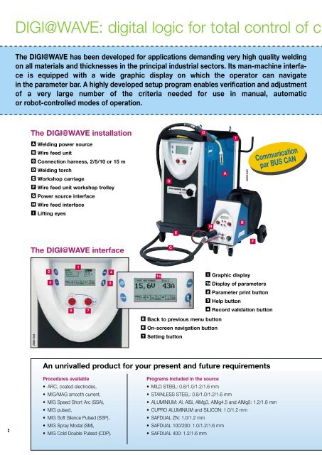 DIGI@WAVE - Welding Generators