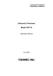 Ultrasonic Flowmeter Model UFP-10