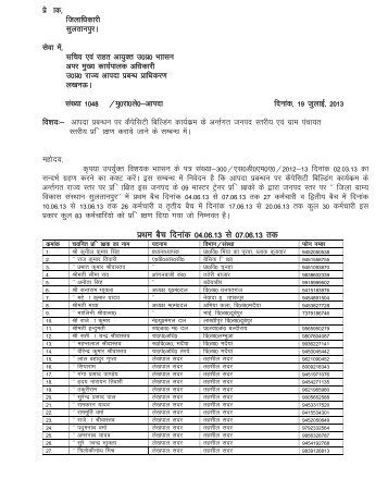 izFke cSp fnukad 04-06-13 ls 07-06-13 rd - Sultanpur