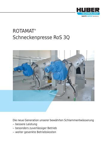 Prospekt: ROTAMAT® Schneckenpresse RoS 3Q