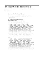 Discrete Cosine Transform 2