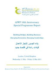 AIWF 10th Anniversary Special Programme Report - Arab ...