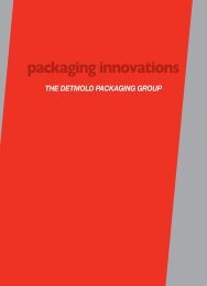 packaging innovations - Detmold Consumer Goods Packaging