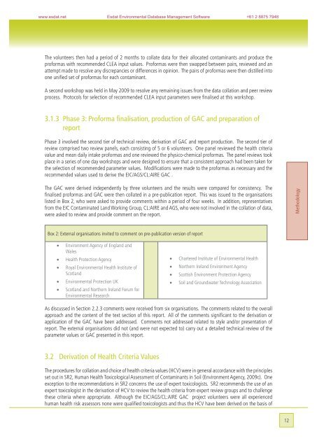 Soil Generic Assessment Criteria for Human Health Risk ... - ESdat