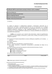 los certificados de control técnico anual para vehículos a motor y ...