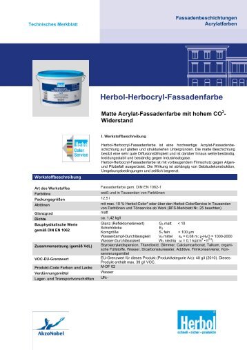 Herbol-Herbocryl-Fassadenfarbe