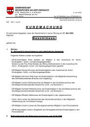 K U N D M A C H U N G - Neukirchen an der Enknach